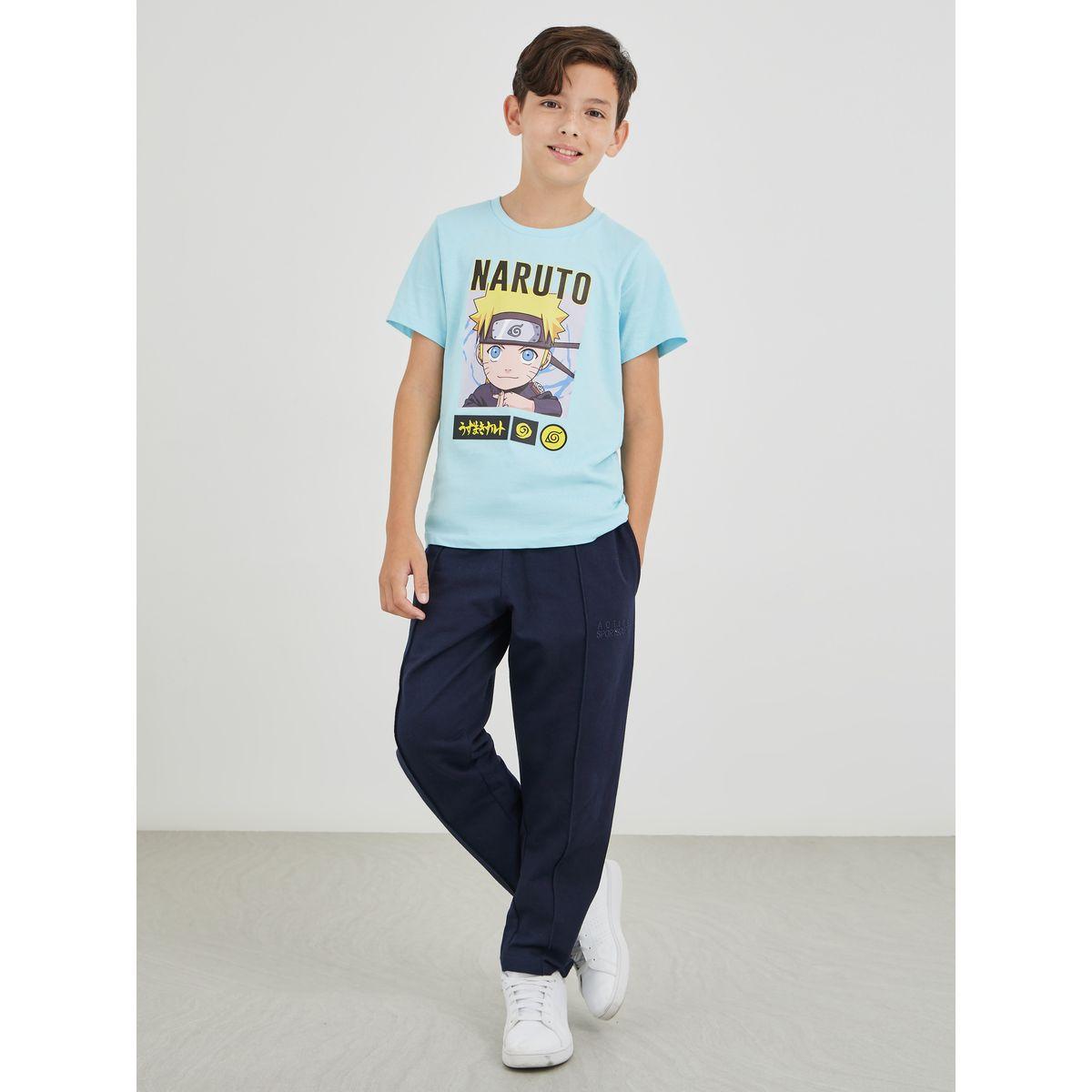 Styli Regular Fit Joggers with Pintuck Detail-boys-clothing-bottoms-joggersandtrackpants-image-2