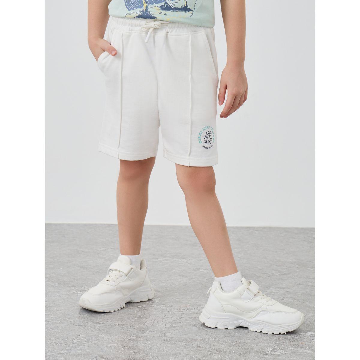 شورت مطبع مع رباط خصر-boys-clothing-bottoms-shorts-image-1