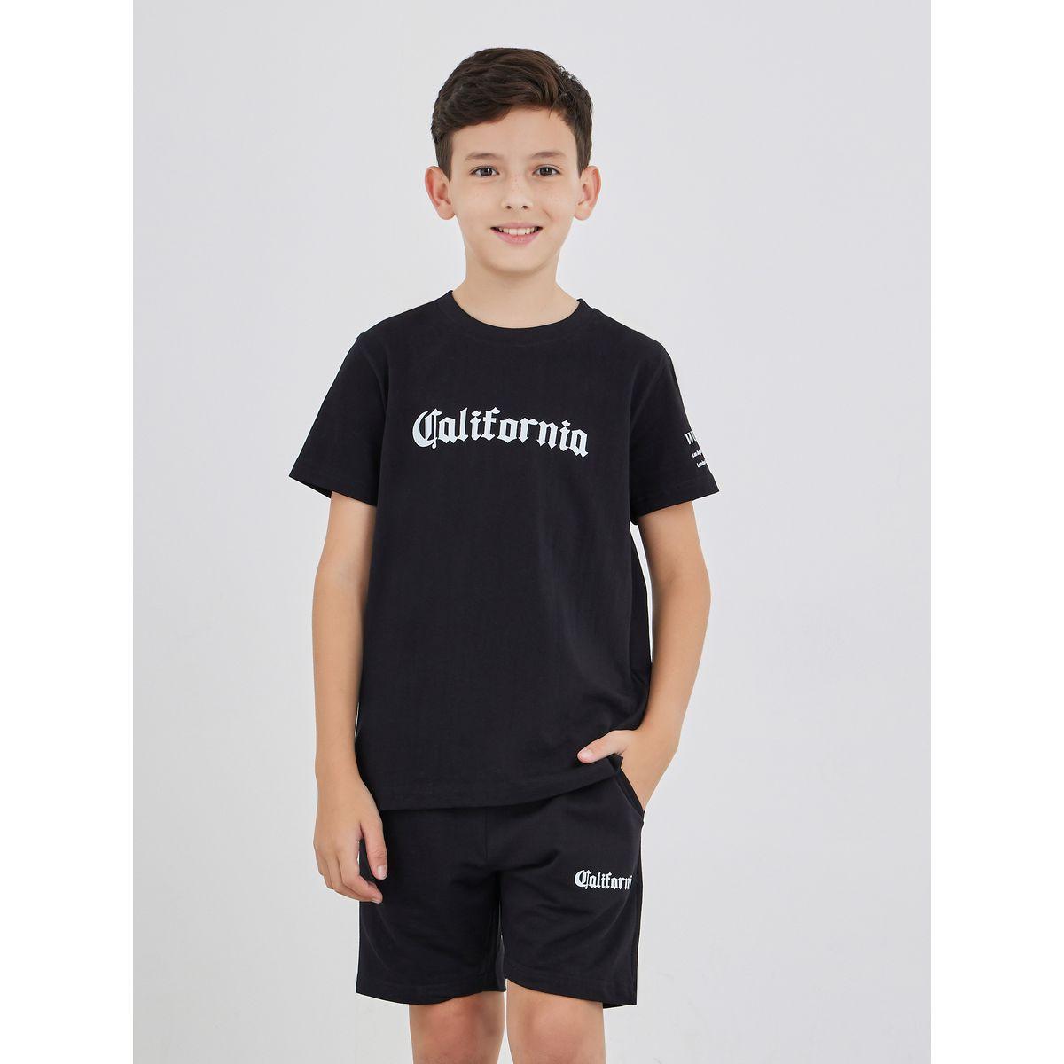 مجموعة من شورت وتيشيرت بطبعة كتابة-boys-clothing-setsandcoords-image-3