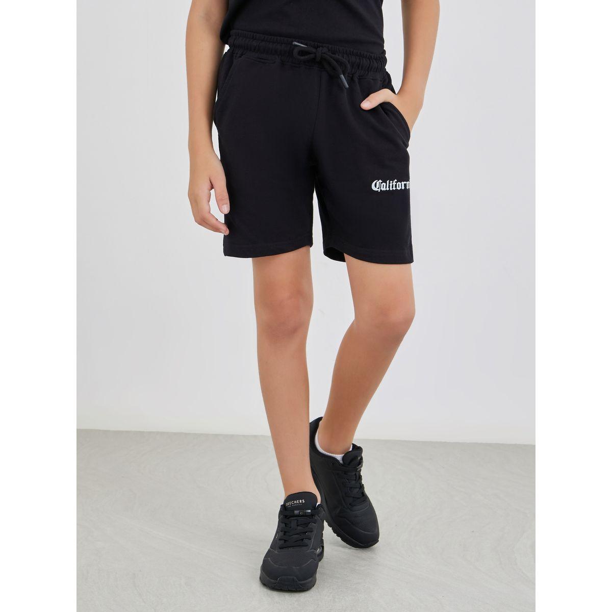 Styli Slogan Print T-Shirt and Shorts Set-boys-clothing-setsandcoords-image-5