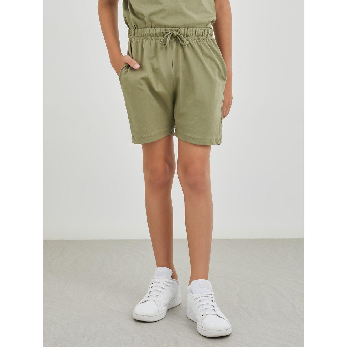 مجموعة من شورت وتيشيرت فضفاض بطبعة كتابة-boys-clothing-setsandcoords-image-5