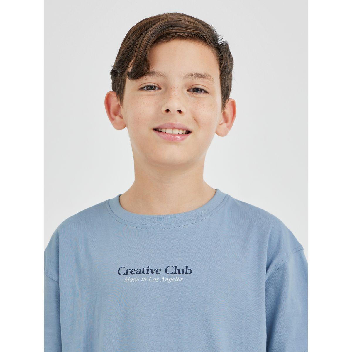 Styli Boys Typography Print Oversized T-Shirt and Shorts Set-boys-clothing-setsandcoords-image-3