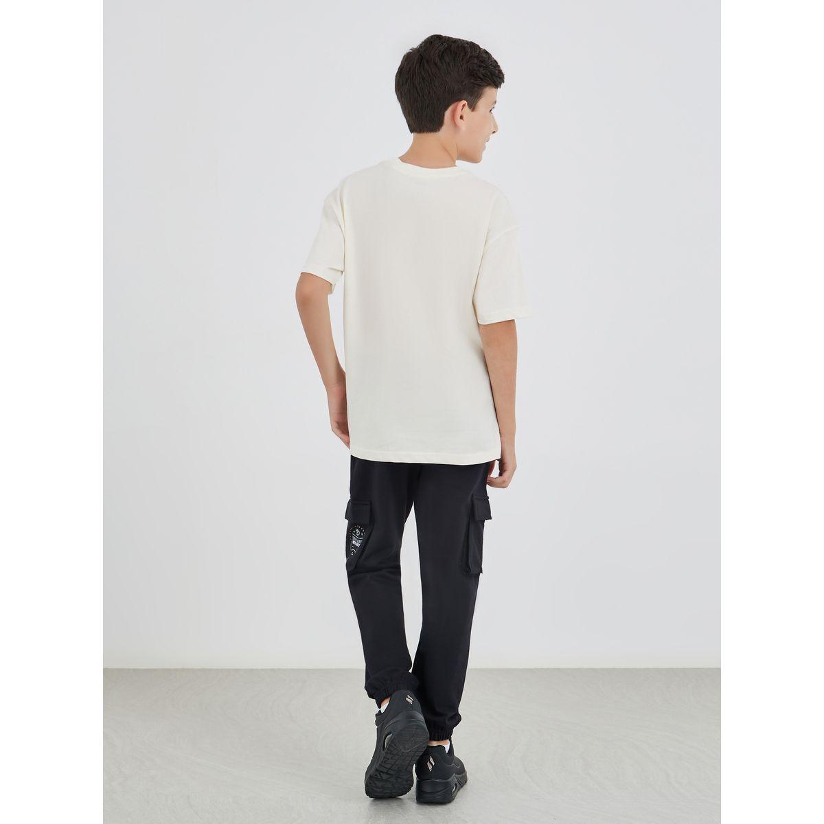 مجموعة من جوغر وتيشيرت فضفاض بجيب على الصدر-boys-clothing-setsandcoords-image-4