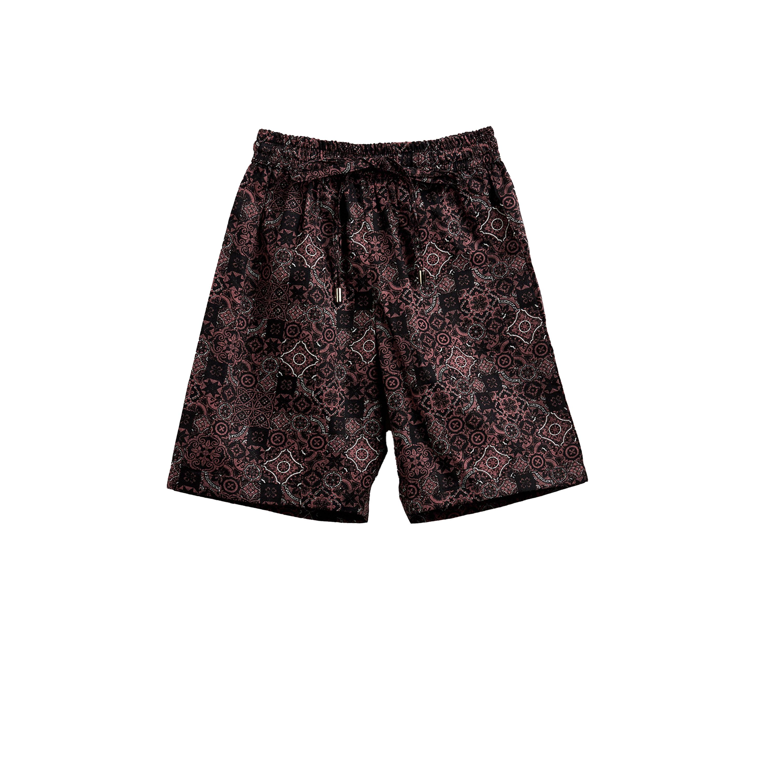 ستايلو باغ × ستايلي- طقم قميص وشورت بأكمام قصيرة رايون بني للأولاد-boys-clothing-setsandcoords-image-4