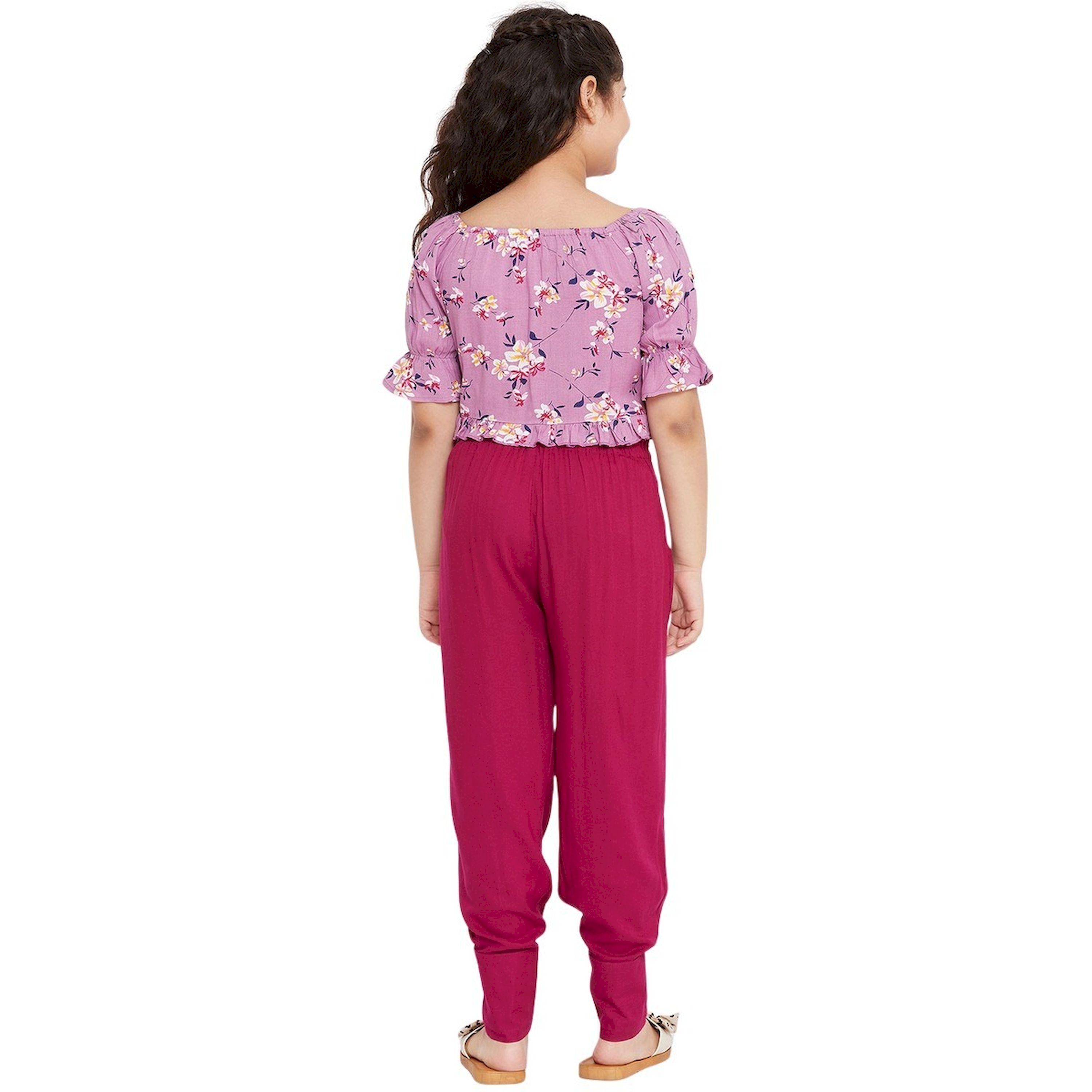 Stylo Bug X Styli Floral Print V-Neck Top and Pants Set-girls-clothing-setsandcoords-image-5