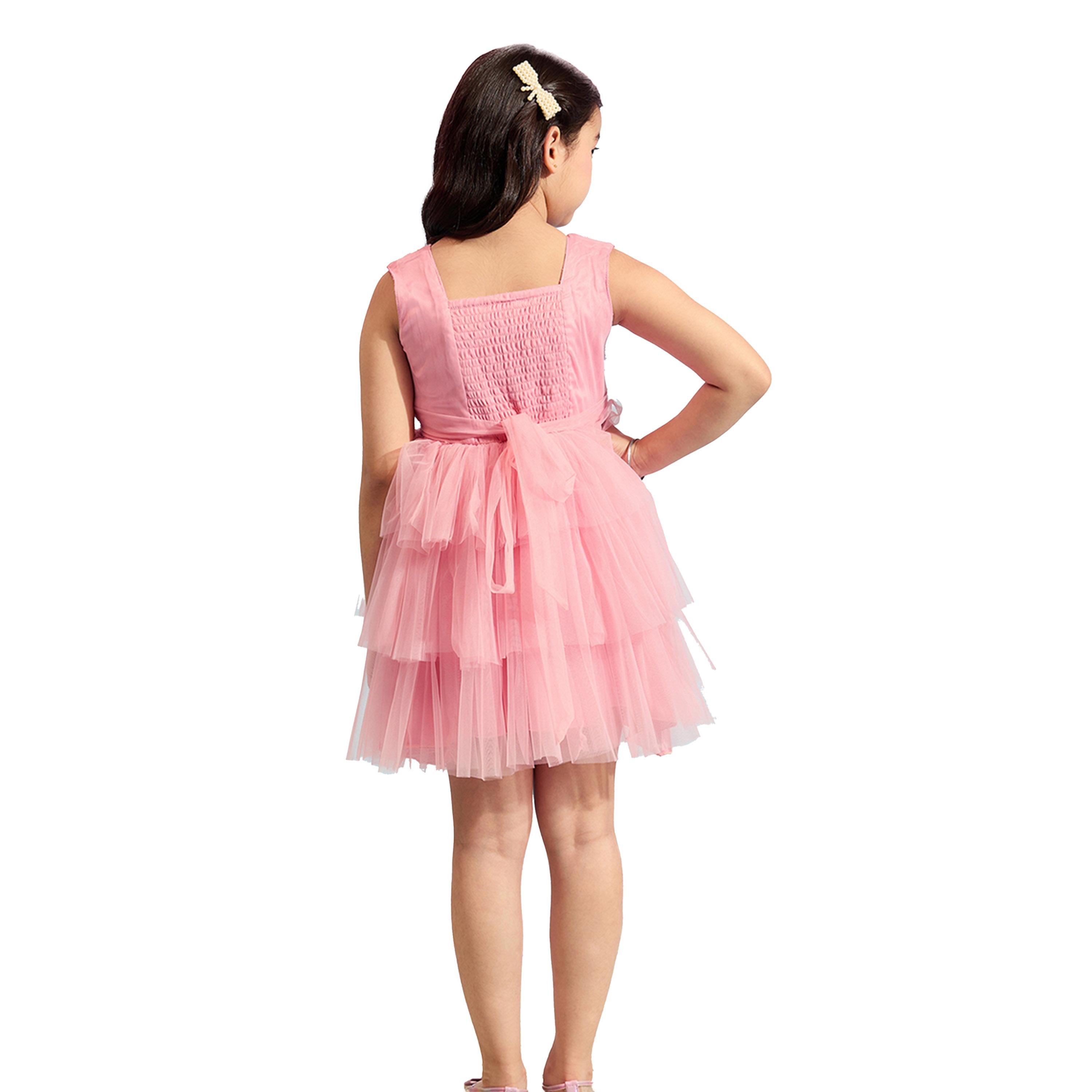 ستايلو باغ × ستايلي- فستان واسع مزين بدون أكمام وطبقات-girls-clothing-dressesandjumpsuits-image-4