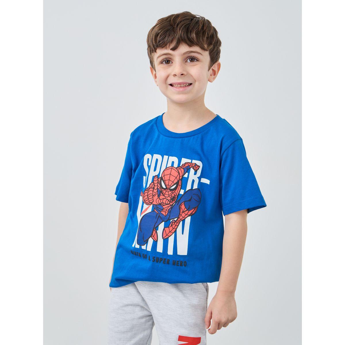 تيشيرت بياقة دائرية وطبعة جرافيك-boys-clothing-tshirtsandpolos-image-1