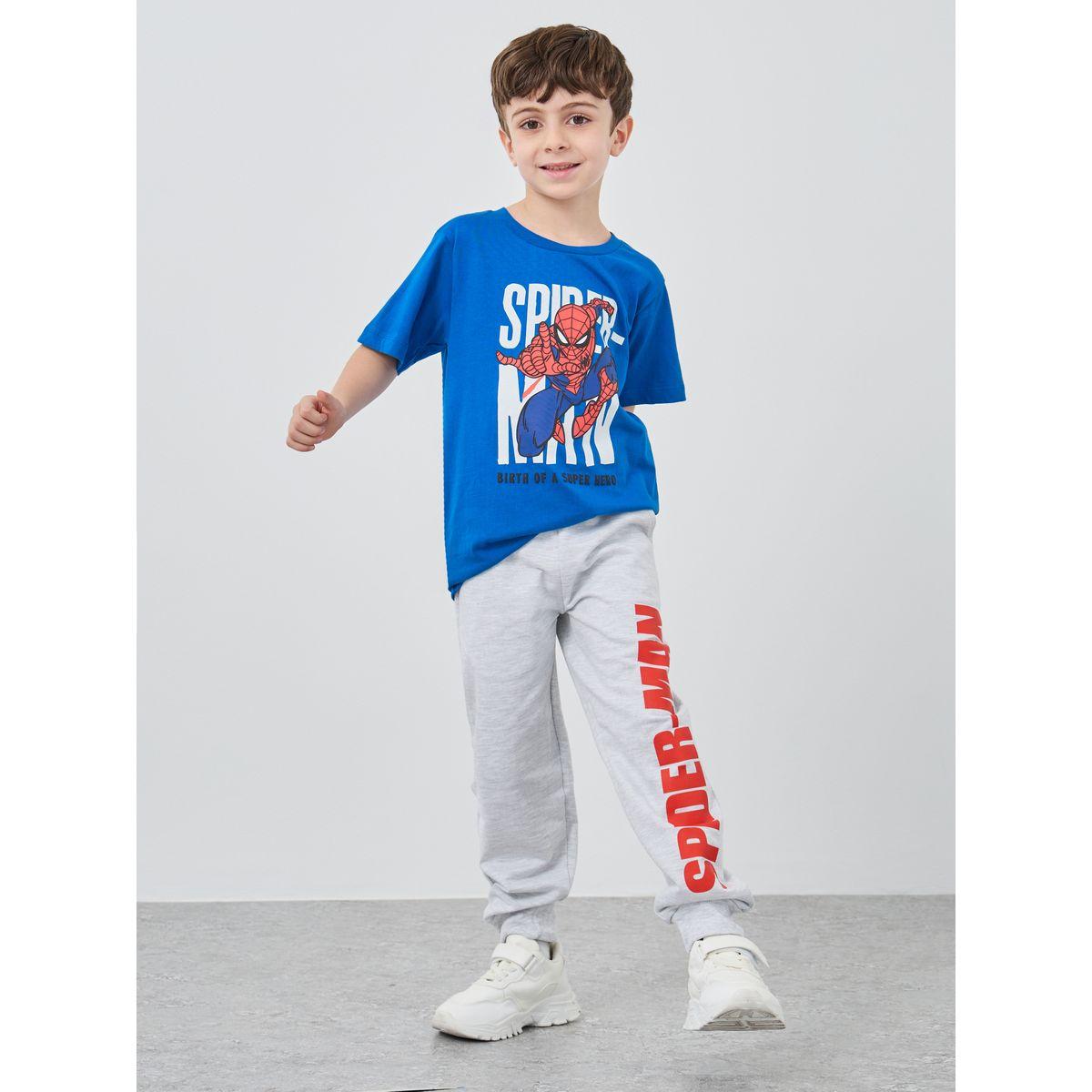 Styli Spiderman Graphic Print Round Neck T-Shirt-boys-clothing-tshirtsandpolos-image-2