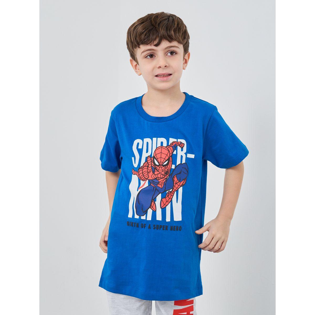 تيشيرت بياقة دائرية وطبعة جرافيك-boys-clothing-tshirtsandpolos-image-3