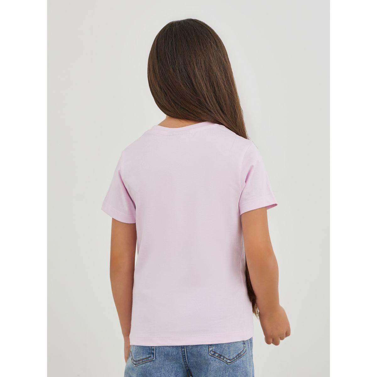 Styli Girls Minnie Mouse Print Short Sleeve Oversized T-Shirt-girls-clothing-tshirts-image-4