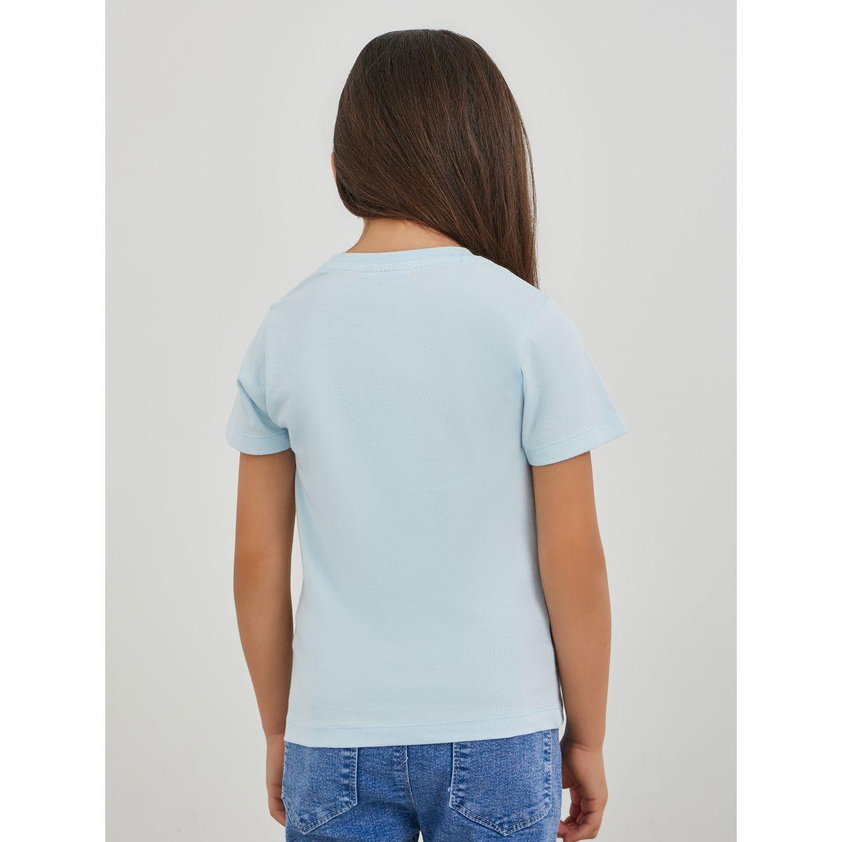 Styli Girls Elsa Print Short Sleeve T-Shirt-girls-clothing-tshirts-image-4