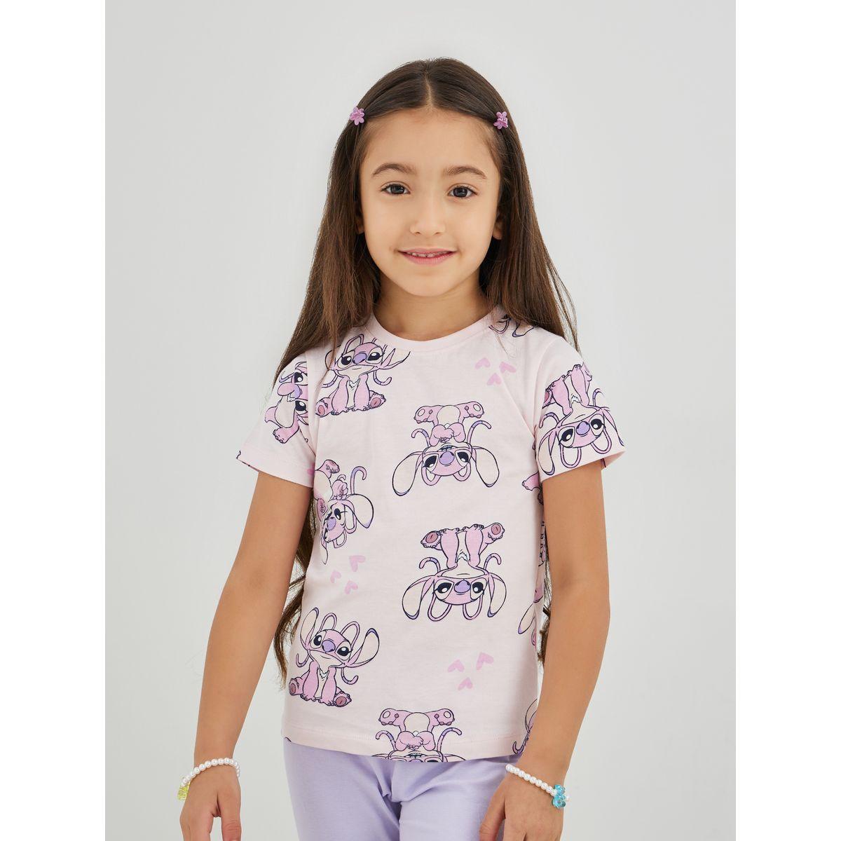 تيشيرت بطبعة جرافيك وأكمام قصيرة-girls-clothing-tshirts-image-1
