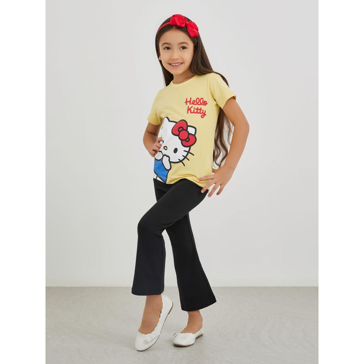 تيشيرت بطبعة جرافيك وأكمام قصيرة-girls-clothing-tshirts-image-2