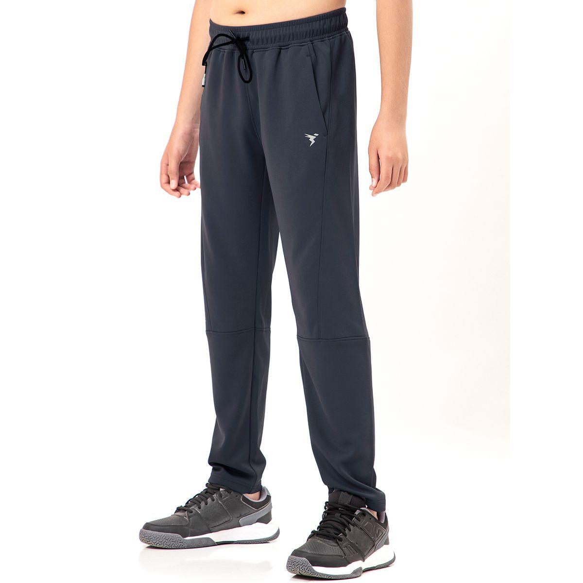 Technosport Solid Drawstring Waist Relaxed Fit Track Pants-boys-clothing-sportswear-bottoms-image-2