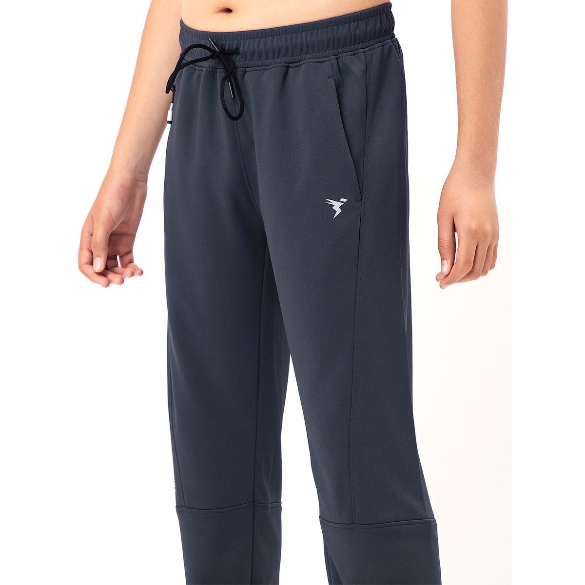 Technosport Solid Drawstring Waist Relaxed Fit Track Pants-boys-clothing-sportswear-bottoms-image-3