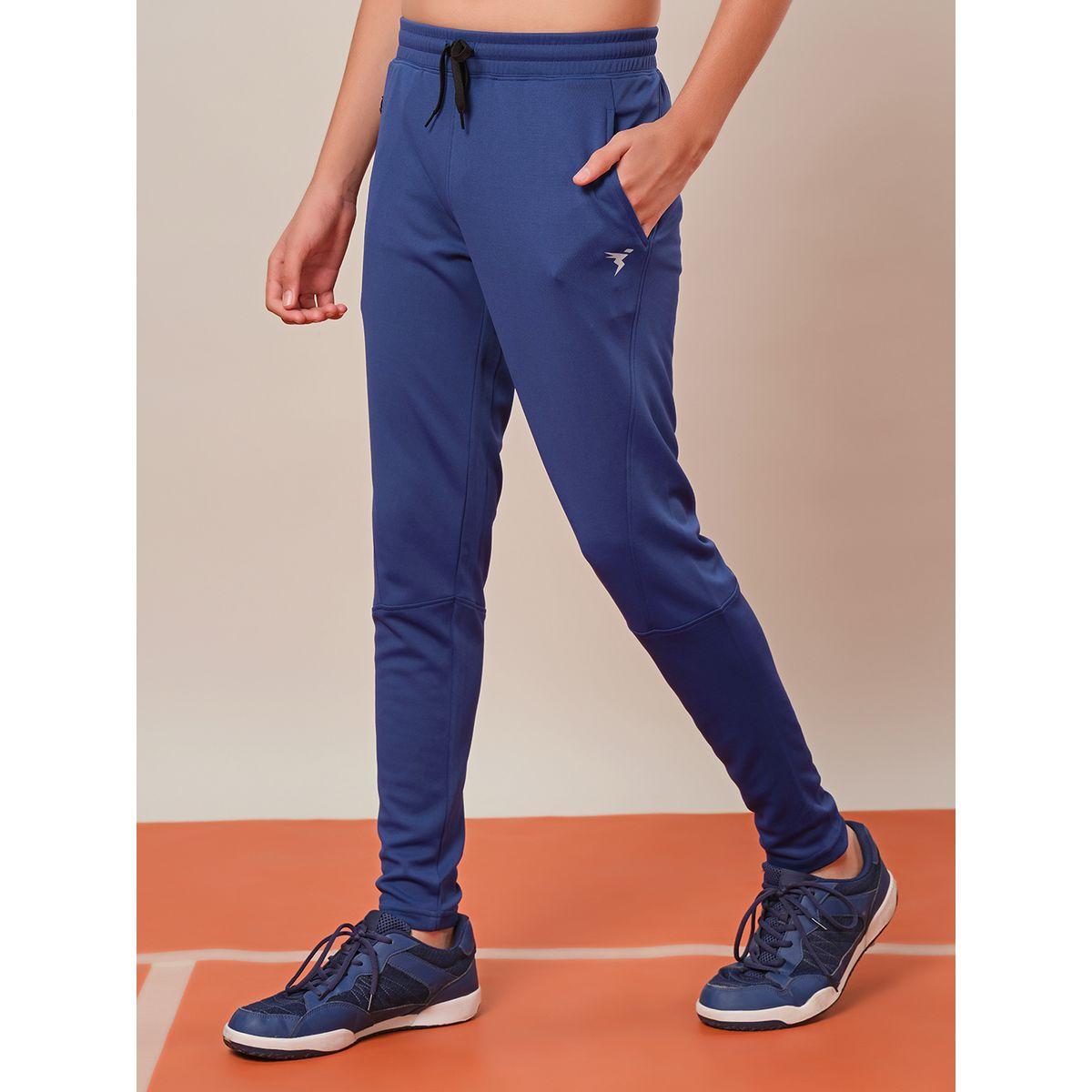 Technosport Solid Drawstring Waistband Track Pants-boys-clothing-sportswear-bottoms-image-4