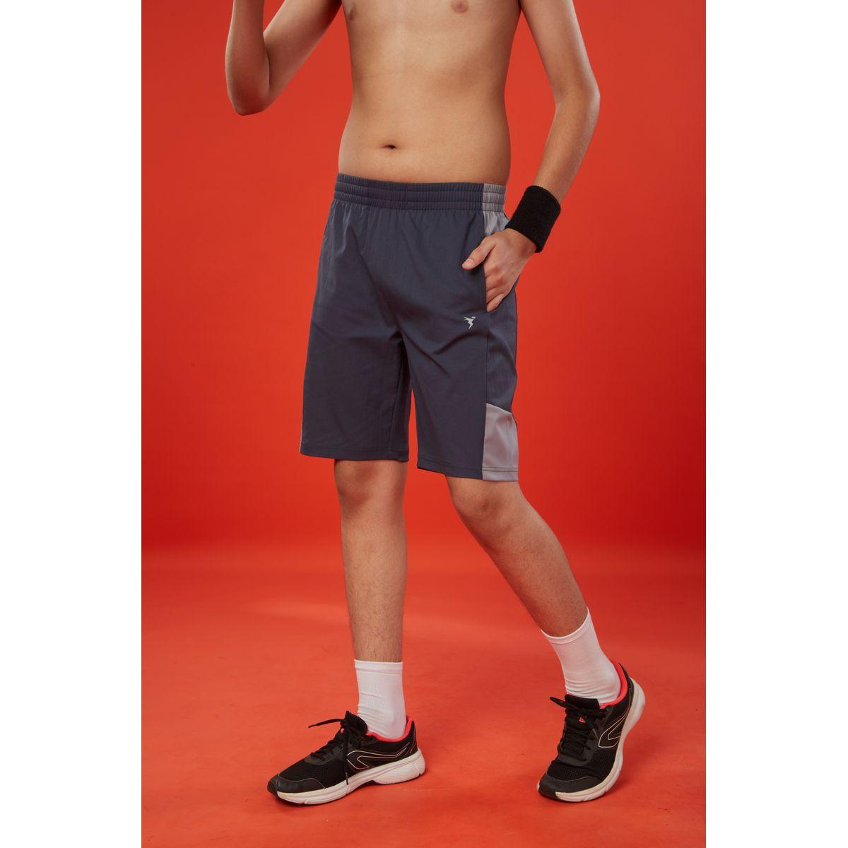 Technosport Solid 2-Way Stretch Shorts-boys-clothing-bottoms-shorts-image-1