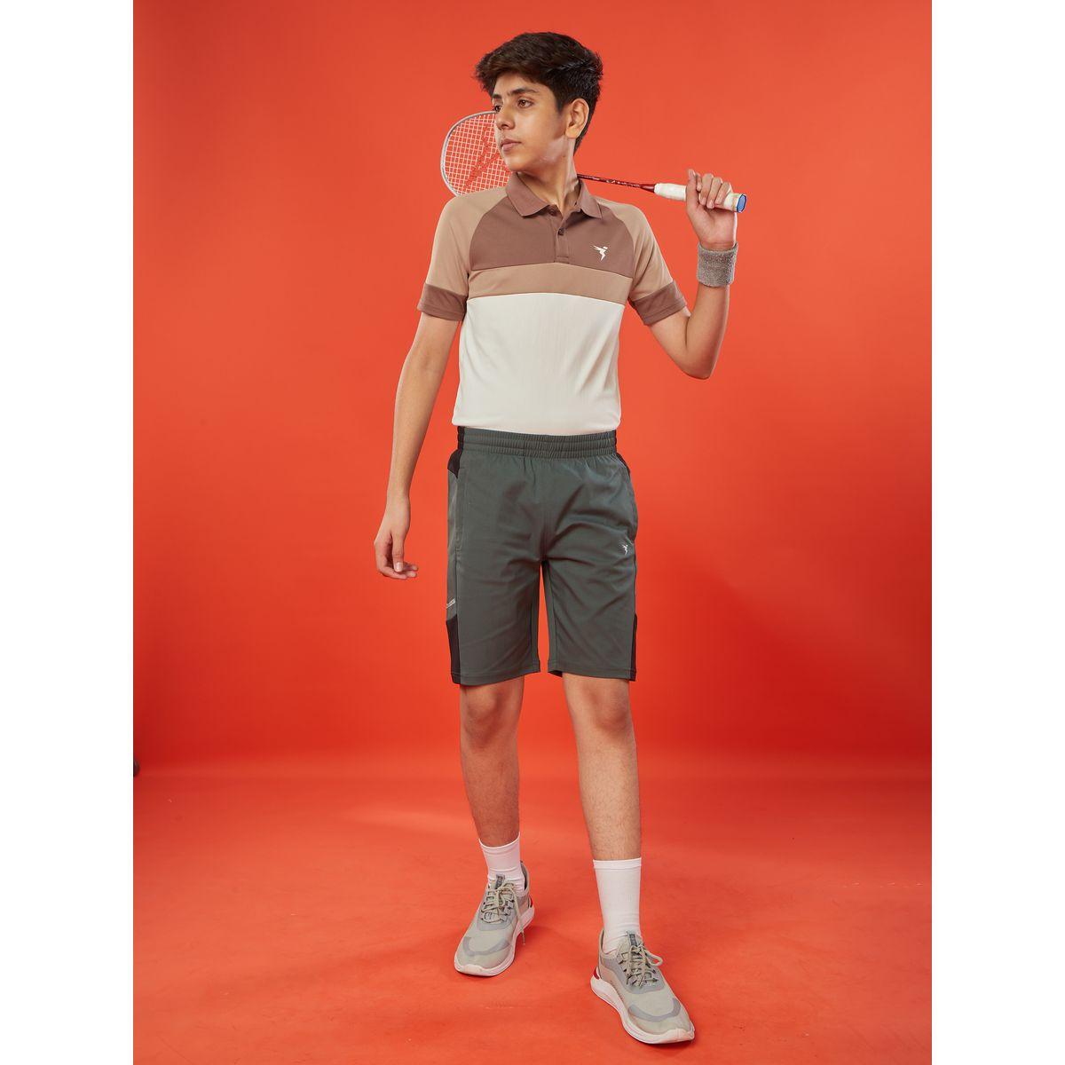 شورت رياضي بنمط كتل الالوان وقصة سليم فت-boys-clothing-bottoms-shorts-image-2