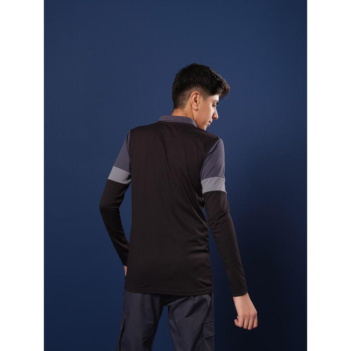 Technosport Color Block Long Sleeve Polo T-Shirt-boys-clothing-tshirtsandpolos-image-4