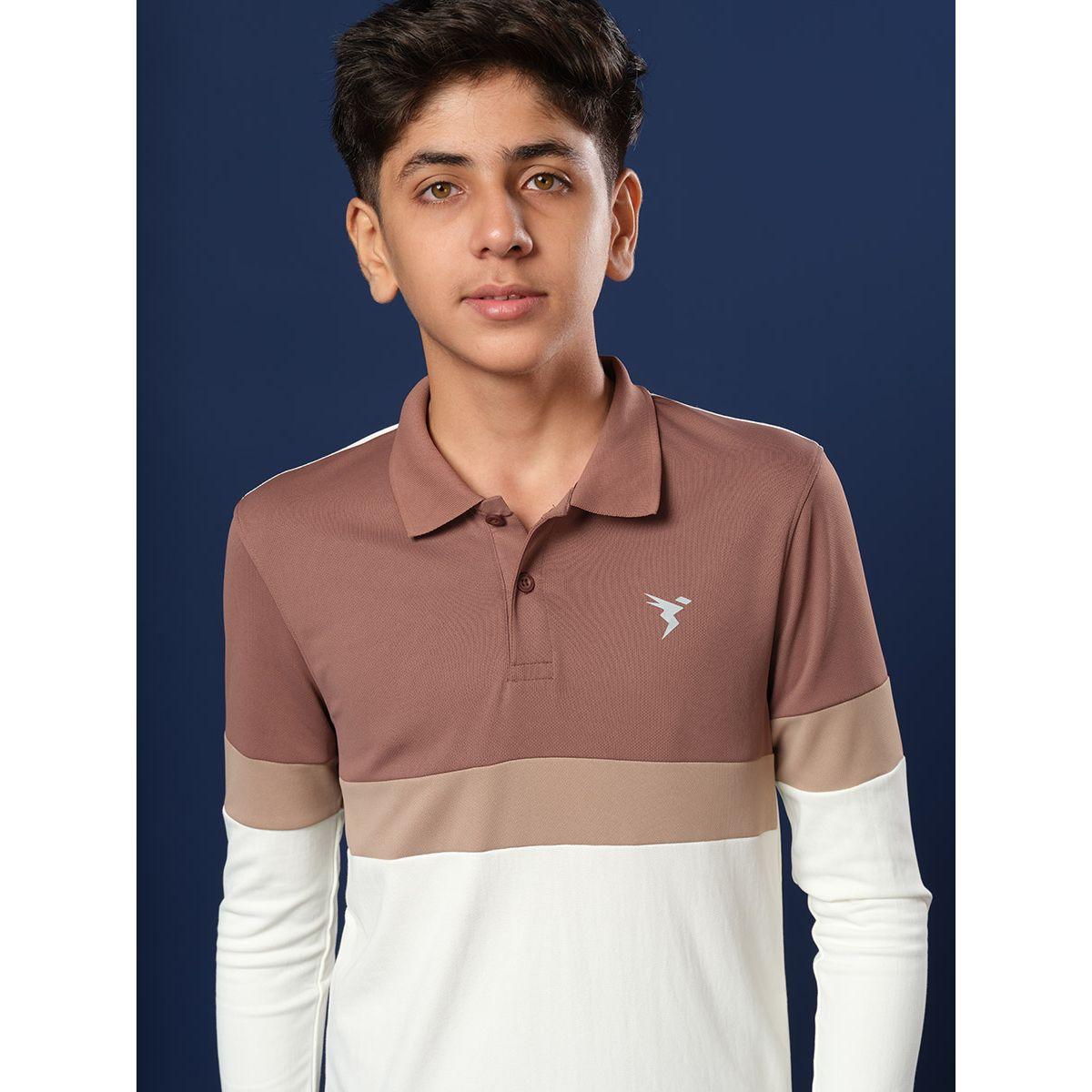 Technosport Color Block Long Sleeve Polo T-Shirt-boys-clothing-tshirtsandpolos-image-3