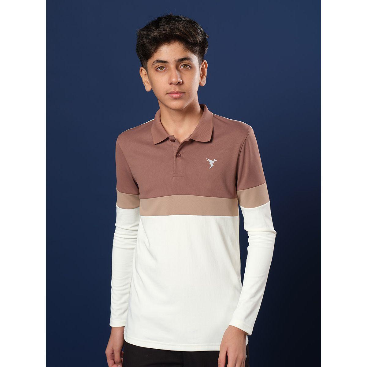 Technosport Color Block Long Sleeve Polo T-Shirt-boys-clothing-tshirtsandpolos-image-4