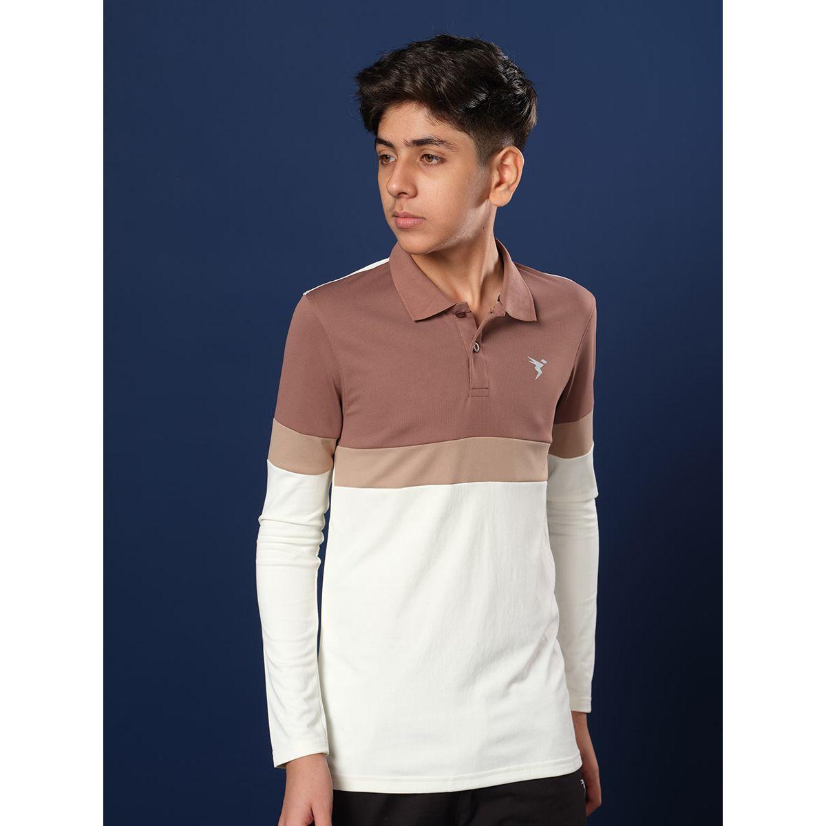 Technosport Color Block Long Sleeve Polo T-Shirt-boys-clothing-tshirtsandpolos-image-5