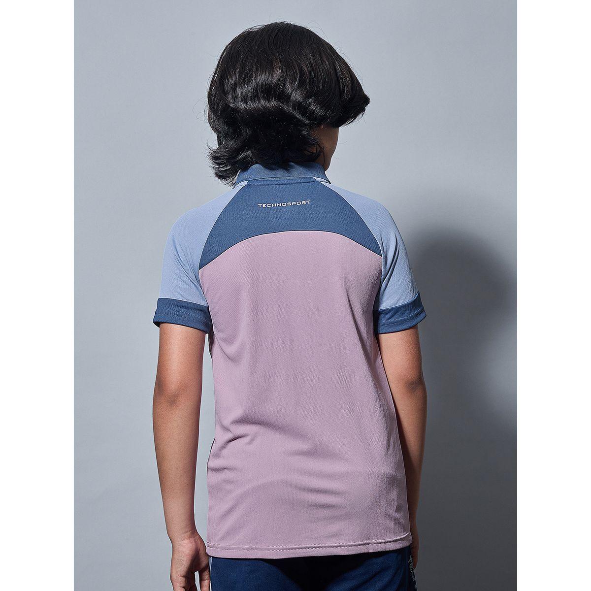 Technosport Boys Color Block Slim Fit Polo Sports T-Shirt-boys-clothing-tshirtsandpolos-image-5