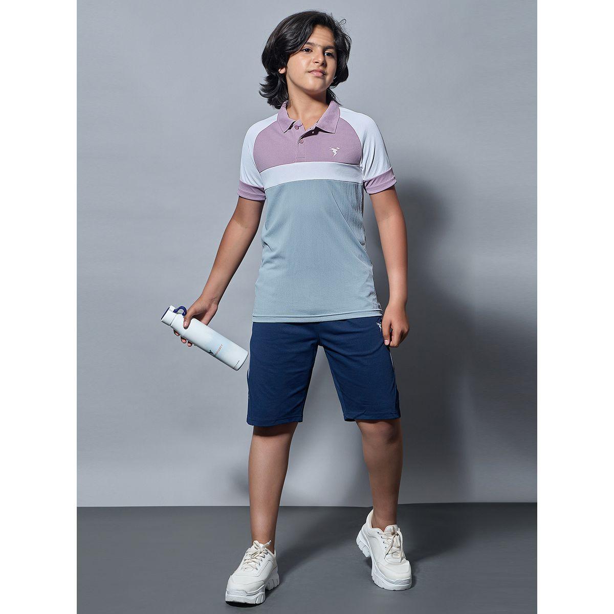 Technosport Boys Color Block Slim Fit Polo Sports T-Shirt-boys-clothing-tshirtsandpolos-image-1