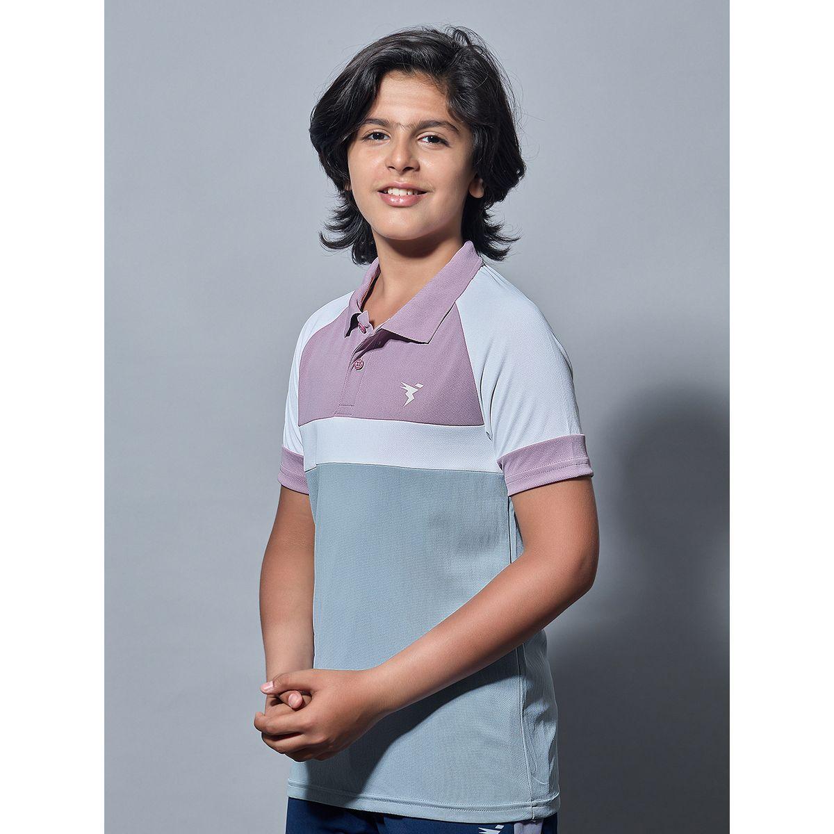 Technosport Boys Color Block Slim Fit Polo Sports T-Shirt-boys-clothing-tshirtsandpolos-image-2