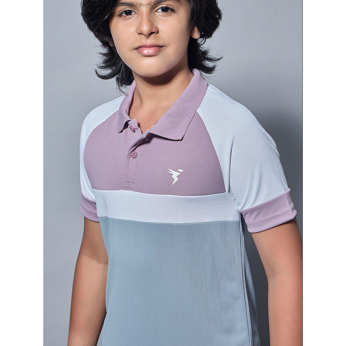 Technosport Boys Color Block Slim Fit Polo Sports T-Shirt-boys-clothing-tshirtsandpolos-image-4
