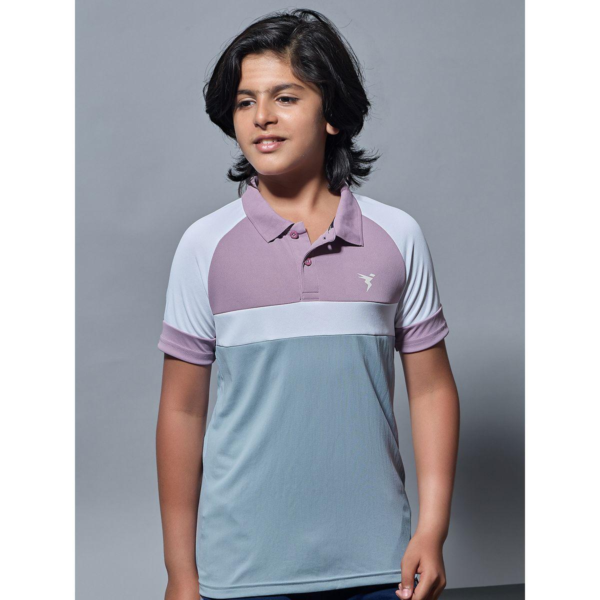 Technosport Boys Color Block Slim Fit Polo Sports T-Shirt-boys-clothing-tshirtsandpolos-image-5