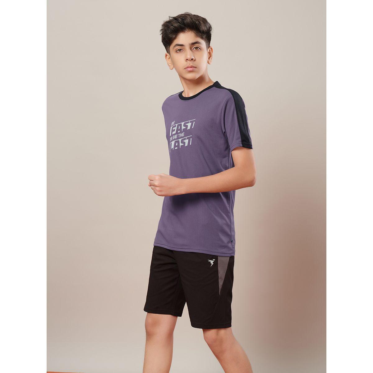 Technosport Color Block Crew Neck Regular Fit T-Shirt-boys-clothing-tshirtsandpolos-image-2