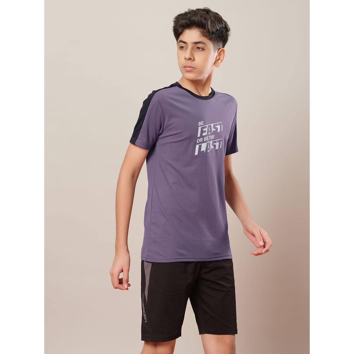 Technosport Color Block Crew Neck Regular Fit T-Shirt-boys-clothing-tshirtsandpolos-image-3