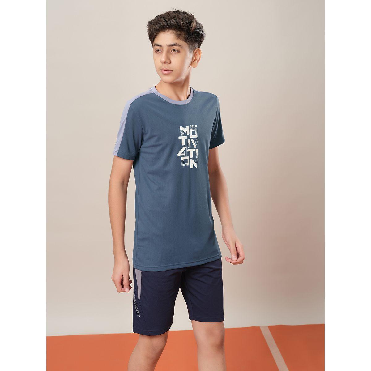Technosport Color Block Crew Neck Regular Fit T-Shirt-boys-clothing-tshirtsandpolos-image-3