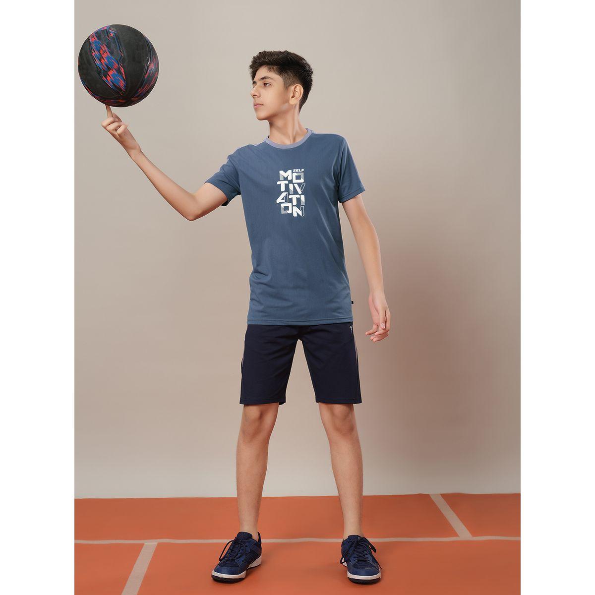 Technosport Color Block Crew Neck Regular Fit T-Shirt-boys-clothing-tshirtsandpolos-image-5