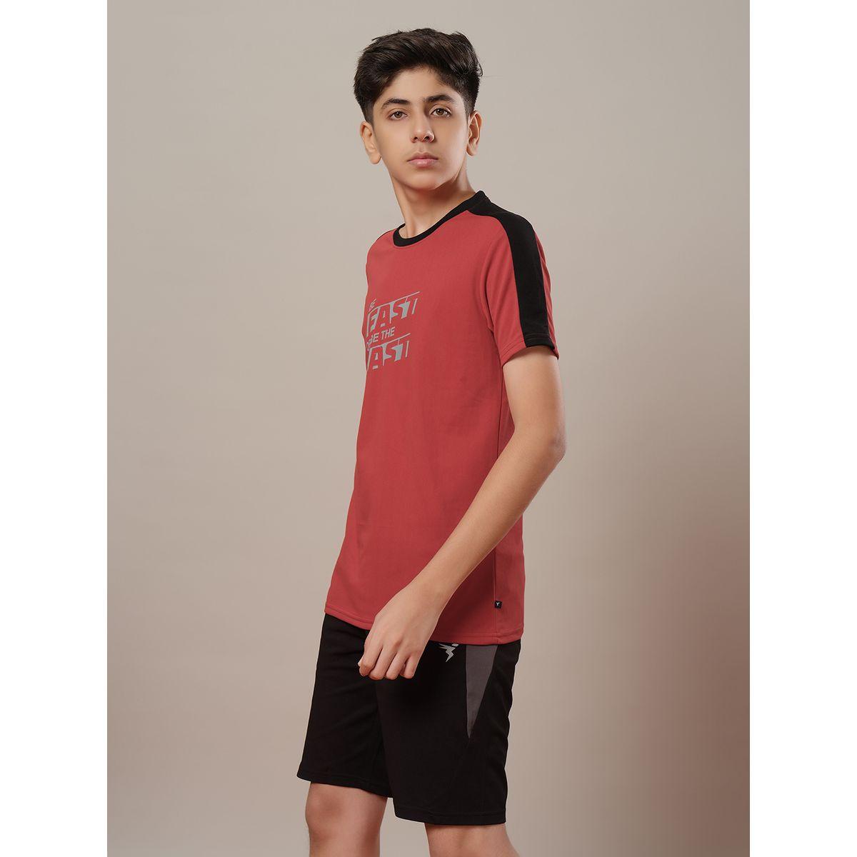 Technosport Color Block Short Sleeve Regular Fit T-Shirt-boys-clothing-tshirtsandpolos-image-3