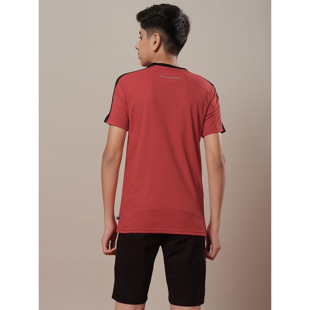 Technosport Color Block Short Sleeve Regular Fit T-Shirt-boys-clothing-tshirtsandpolos-image-4