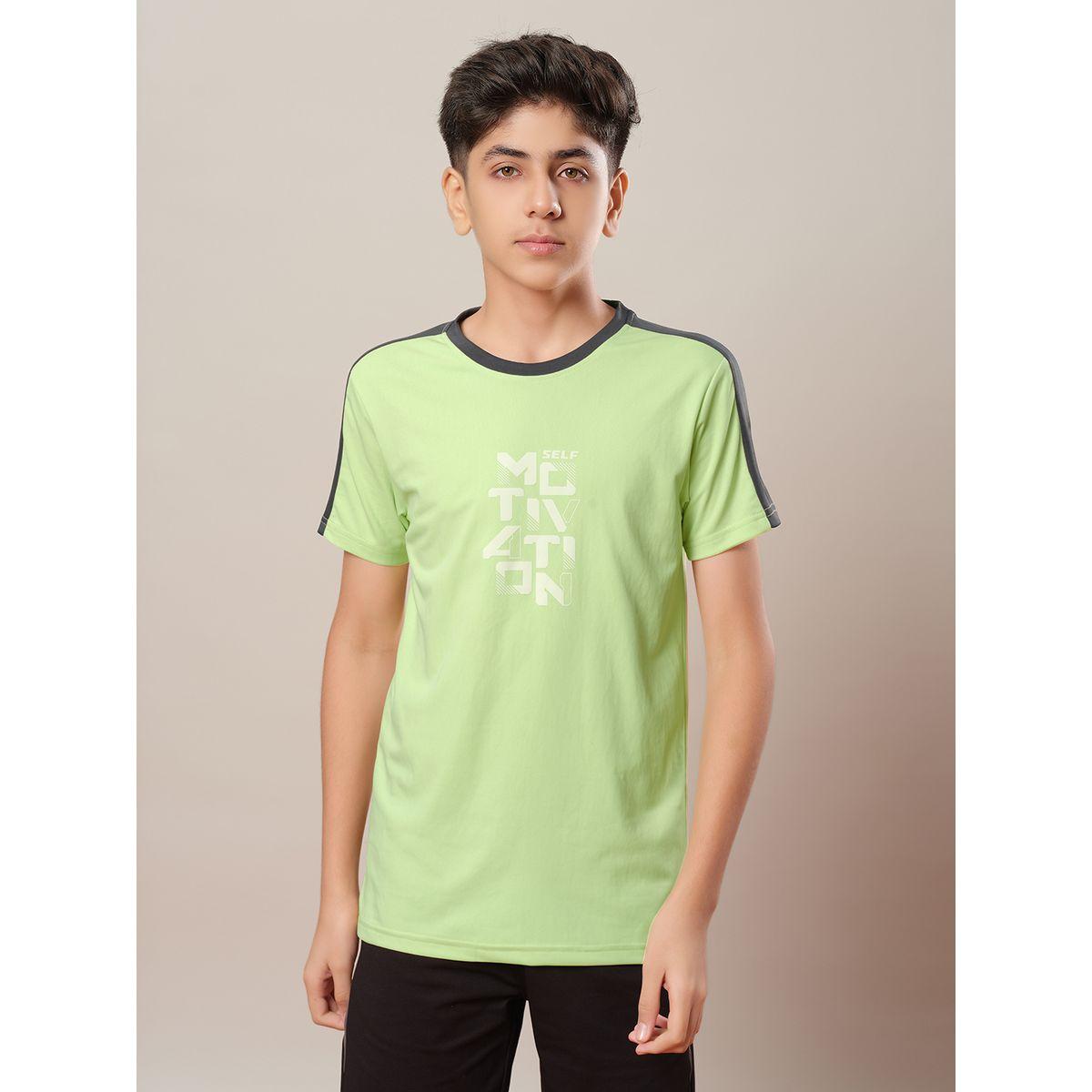 Technosport Color Block Crew Neck Regular Fit T-Shirt-boys-clothing-tshirtsandpolos-image-1