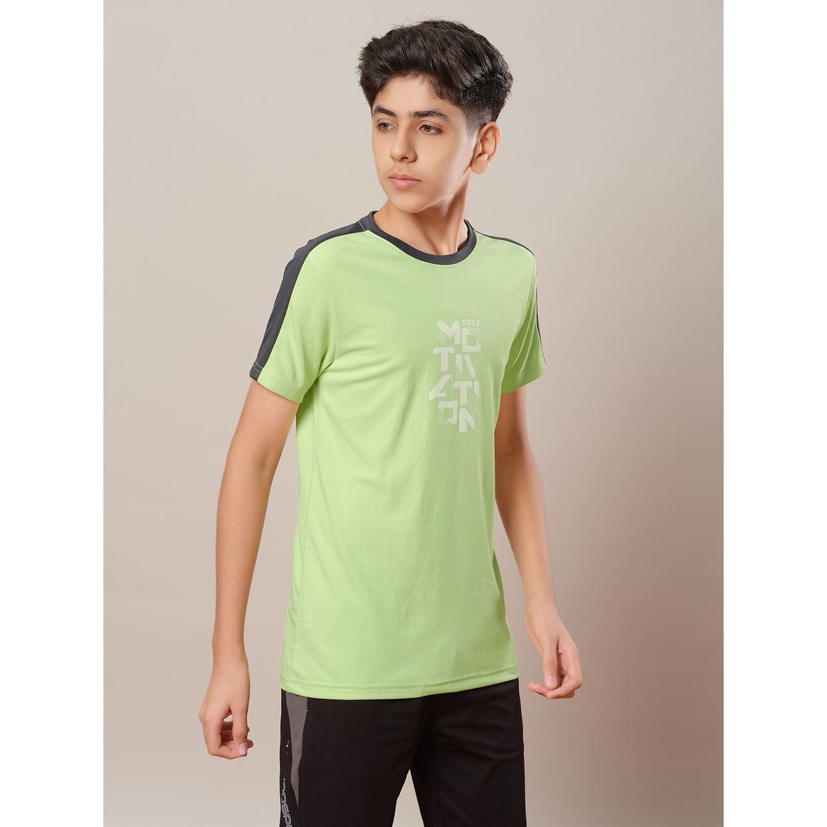 Technosport Color Block Crew Neck Regular Fit T-Shirt-boys-clothing-tshirtsandpolos-image-3