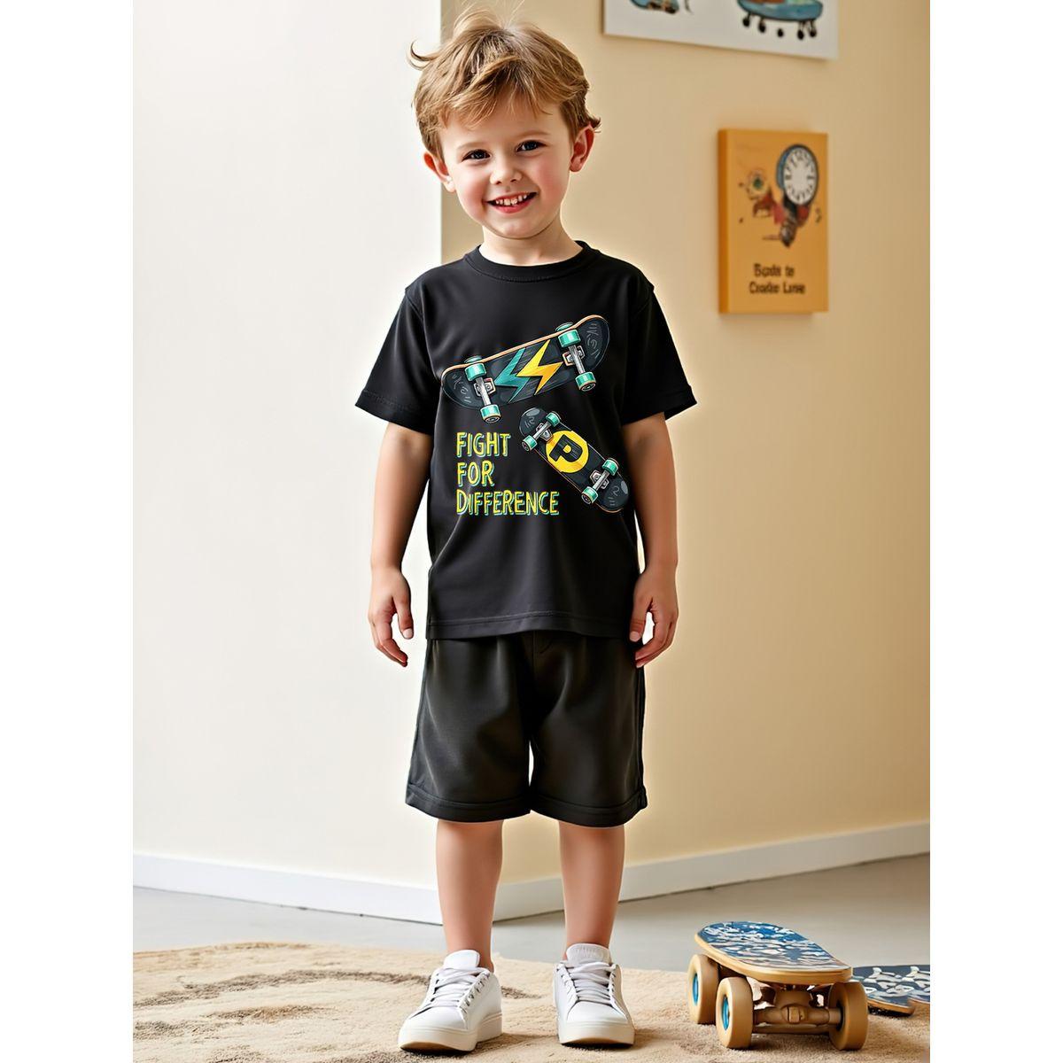 مجموعة من شورت وتيشيرت-boys-clothing-setsandcoords-image-1