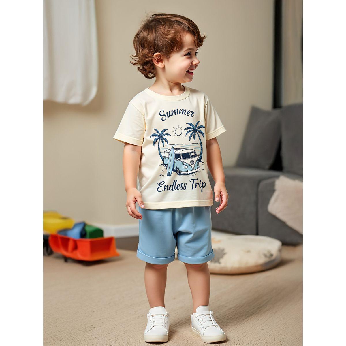 مجموعة من شورت وتيشيرت-boys-clothing-setsandcoords-image-4