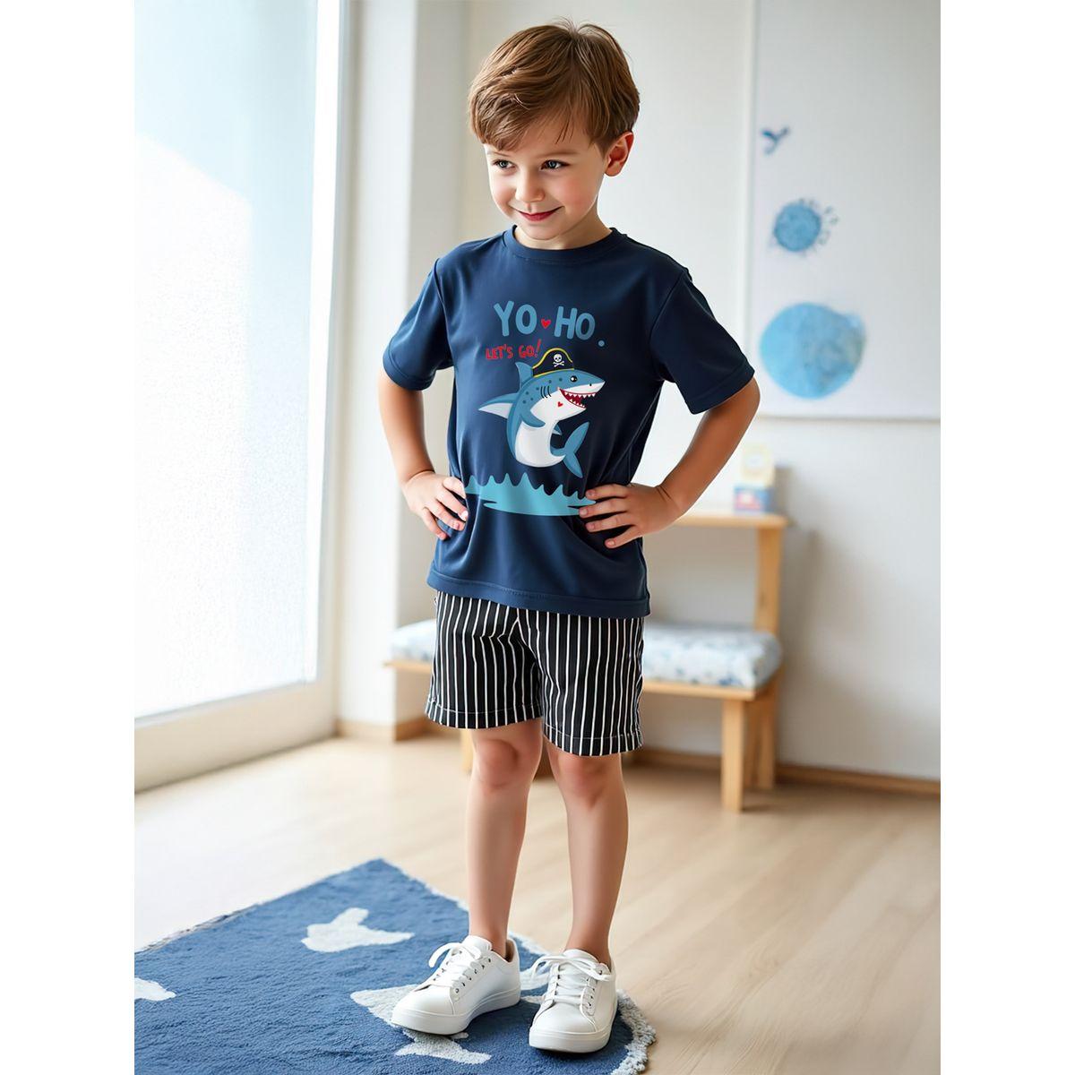 مجموعة من شورت وتيشيرت-boys-clothing-setsandcoords-image-5