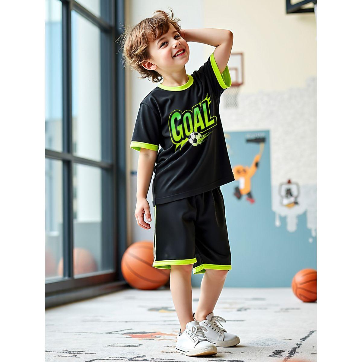 مجموعة من شورت وتيشيرت بأكمام قصيرة-boys-clothing-setsandcoords-image-2