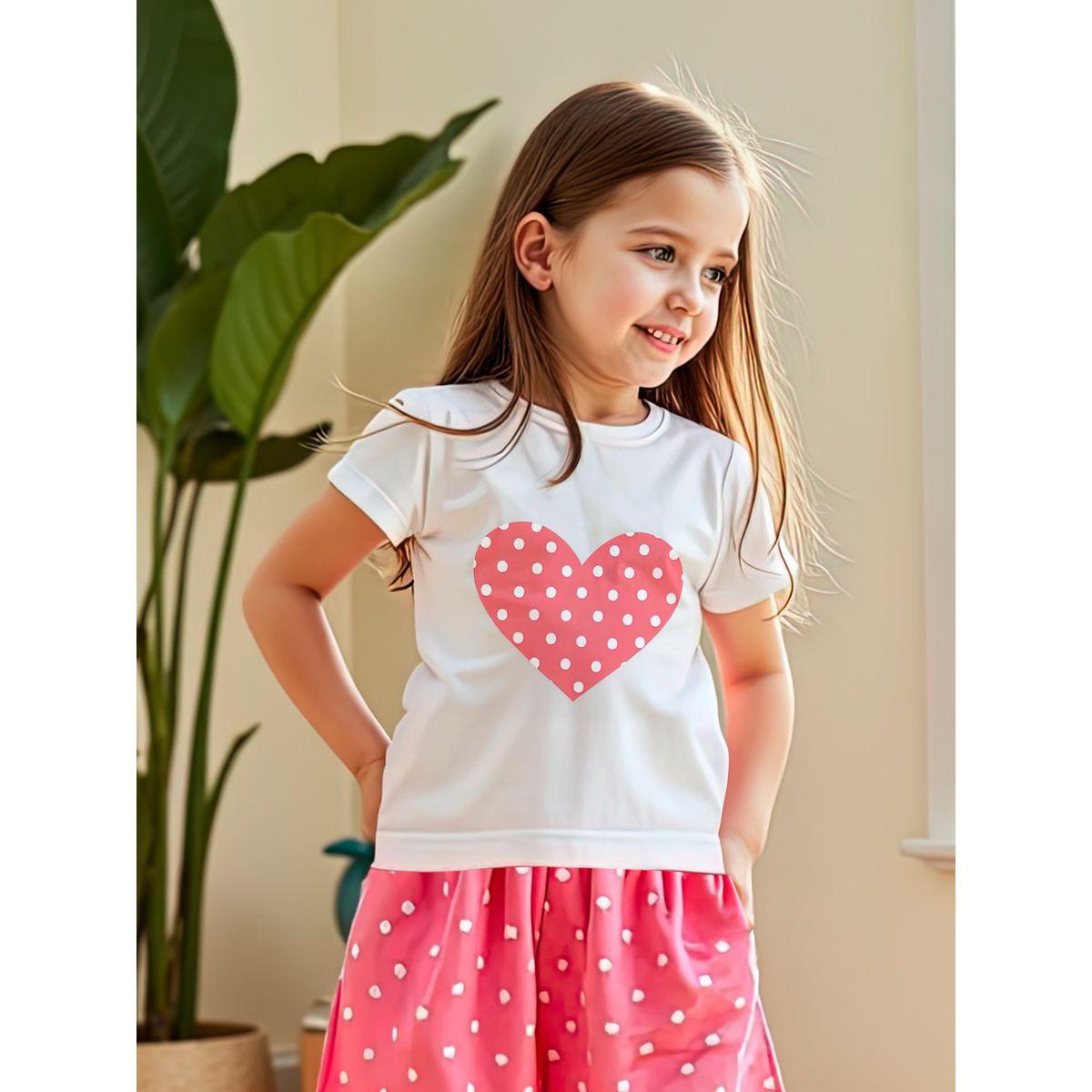 Styli Kids 2pcs Pink Polka Dot T-Shirt and Wide Leg Pants-girls-clothing-setsandcoords-image-5