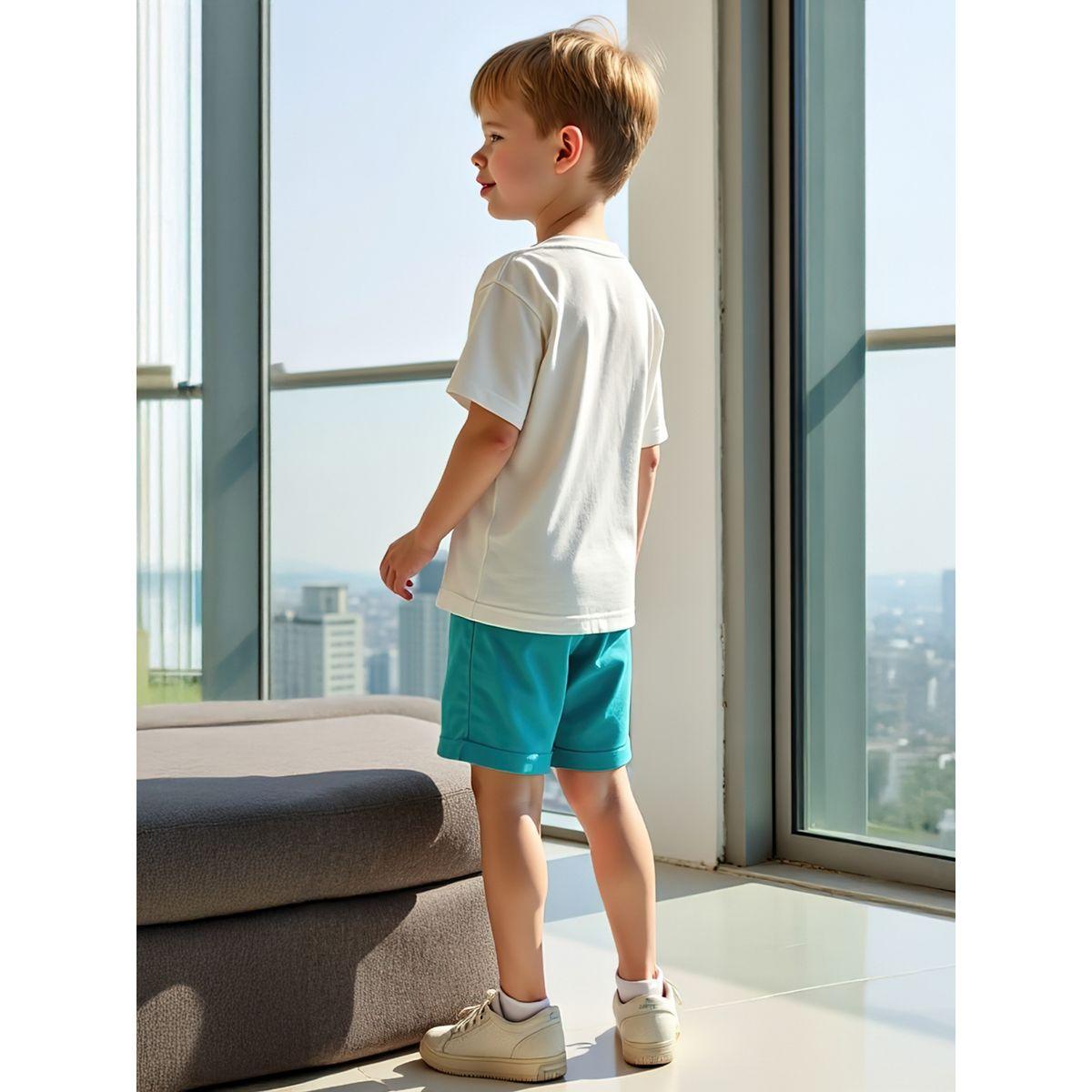 مجموعة من شورت وتيشيرت بأكمام قصيرة-boys-clothing-setsandcoords-image-2