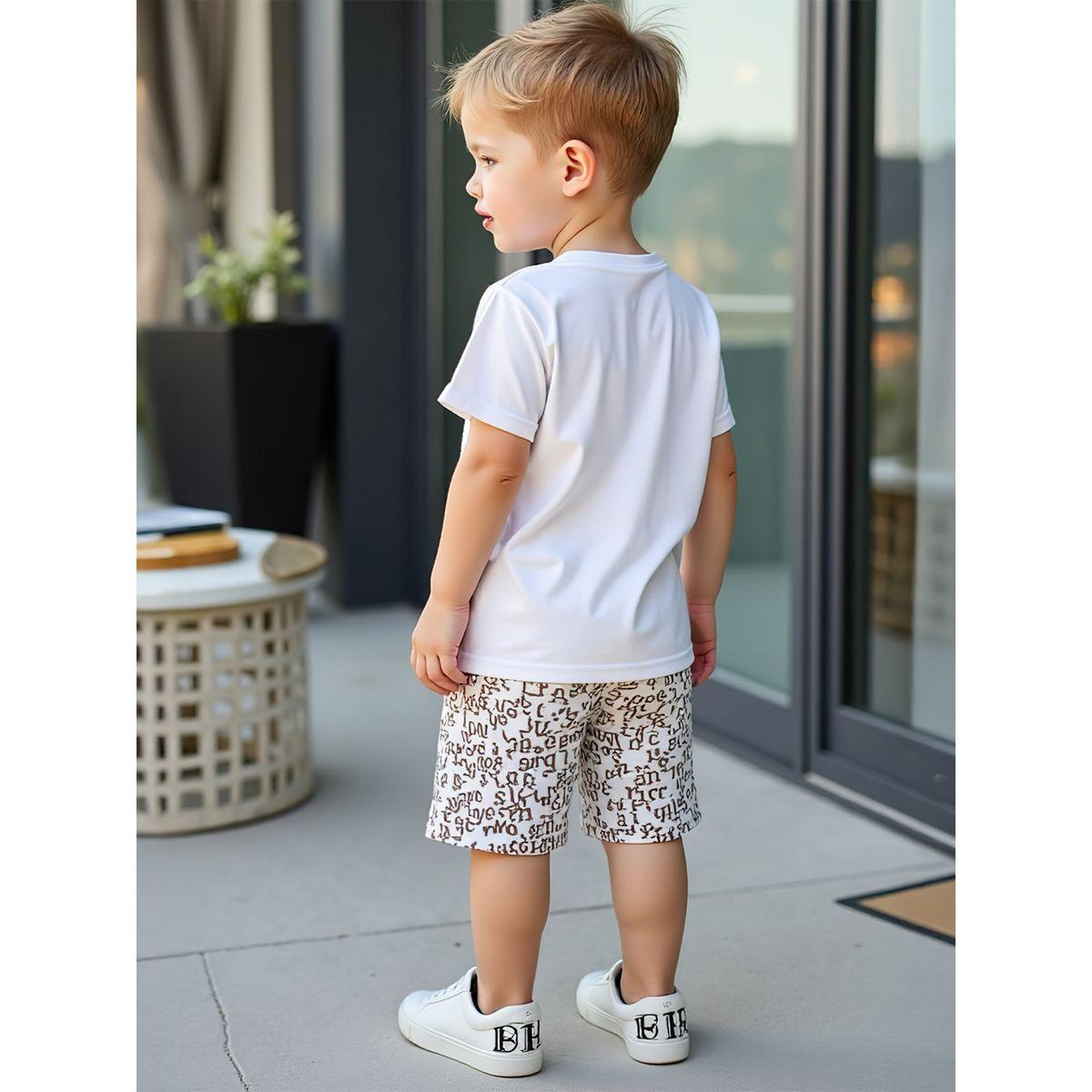 مجموعة من شورت وتيشيرت بأكمام قصيرة-boys-clothing-setsandcoords-image-4