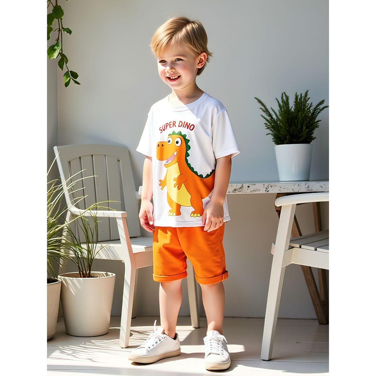 مجموعة من شورت وتيشيرت بأكمام قصيرة-boys-clothing-setsandcoords-image-2