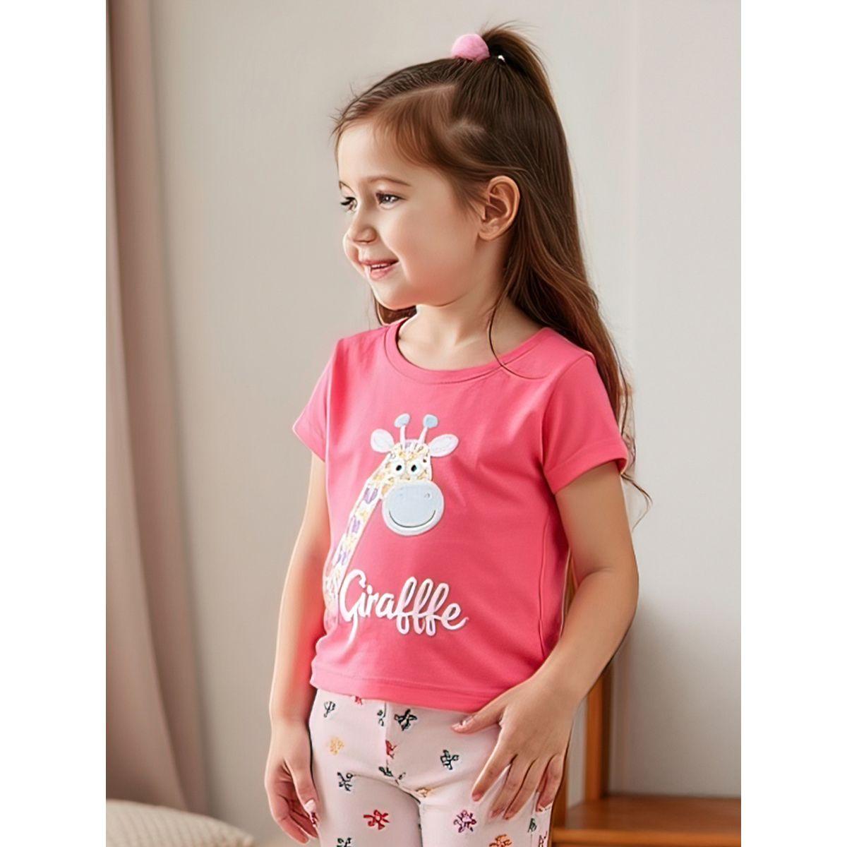 مجموعة من ليقنز وتيشيرت بأكمام قصيرة-girls-clothing-setsandcoords-image-5