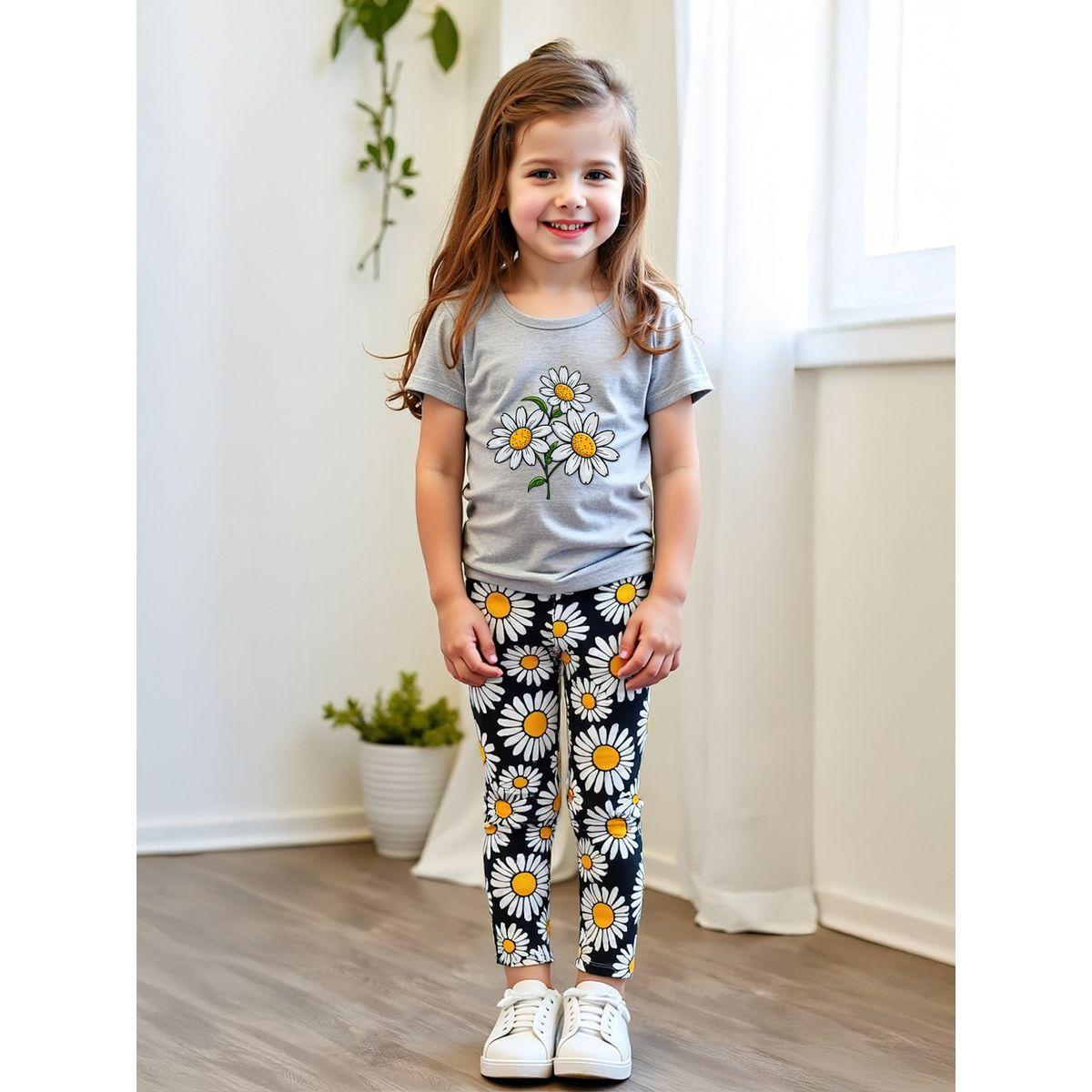 مجموعة من ليقنز وتيشيرت بأكمام قصيرة-girls-clothing-setsandcoords-image-1