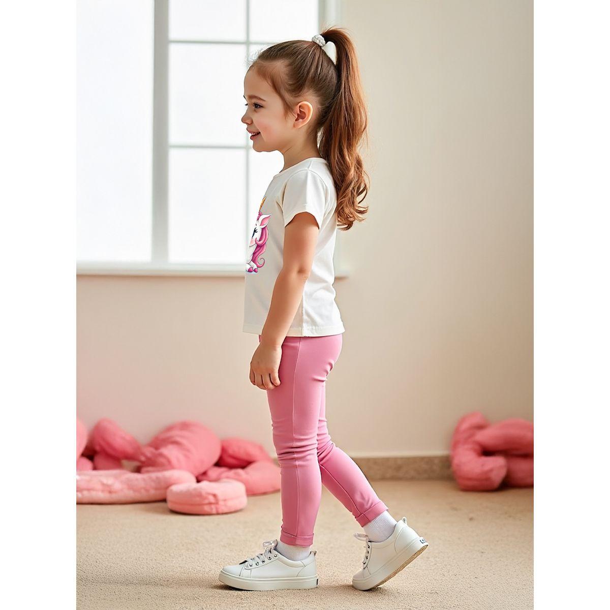 مجموعة من ليقنز وتيشيرت بأكمام قصيرة-girls-clothing-setsandcoords-image-2